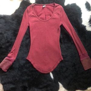 Free people waffle long sleeve